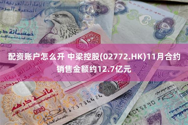 配资账户怎么开 中梁控股(02772.HK)11月合约销售金额约12.7亿元