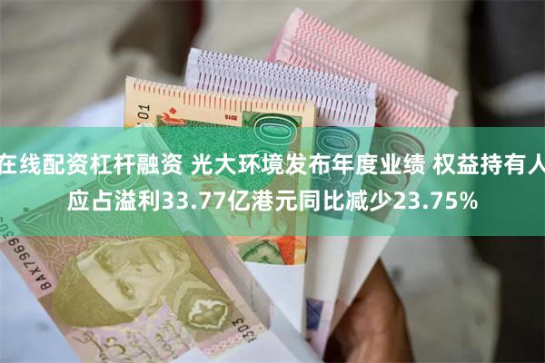 在线配资杠杆融资 光大环境发布年度业绩 权益持有人应占溢利33.77亿港元同比减少23.75%